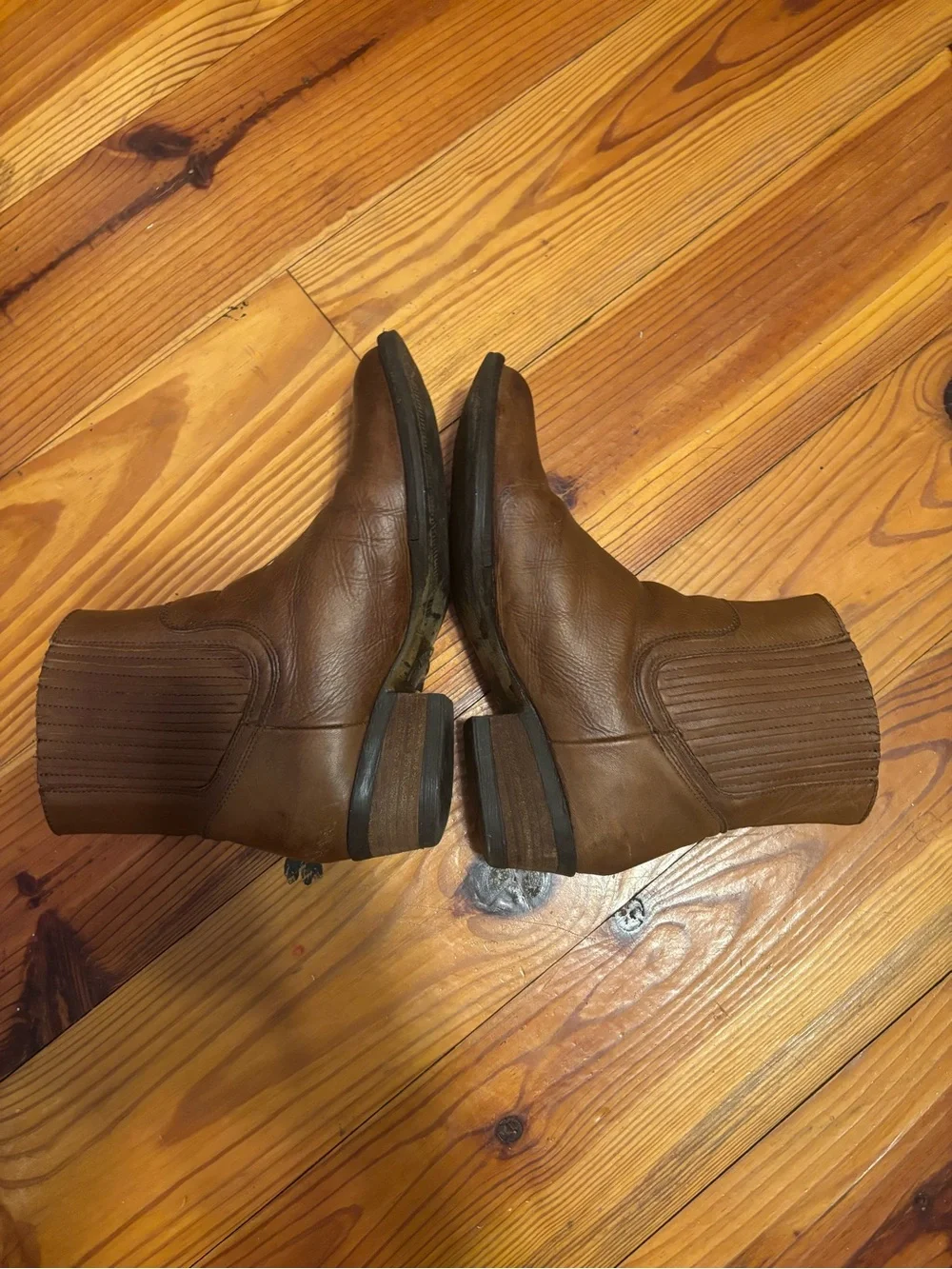 Harley-Davidson Brown Leather Women's Ankle Booties